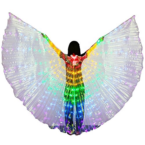 Dance Fairy Danza del Ventre LED Ali di Iside con