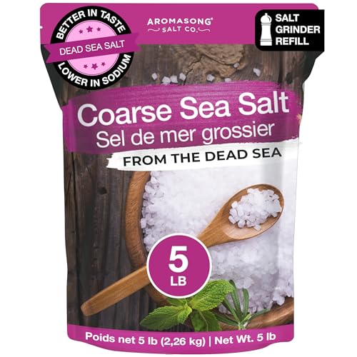 Aromasong Coarse Sea Salt for Grinder...