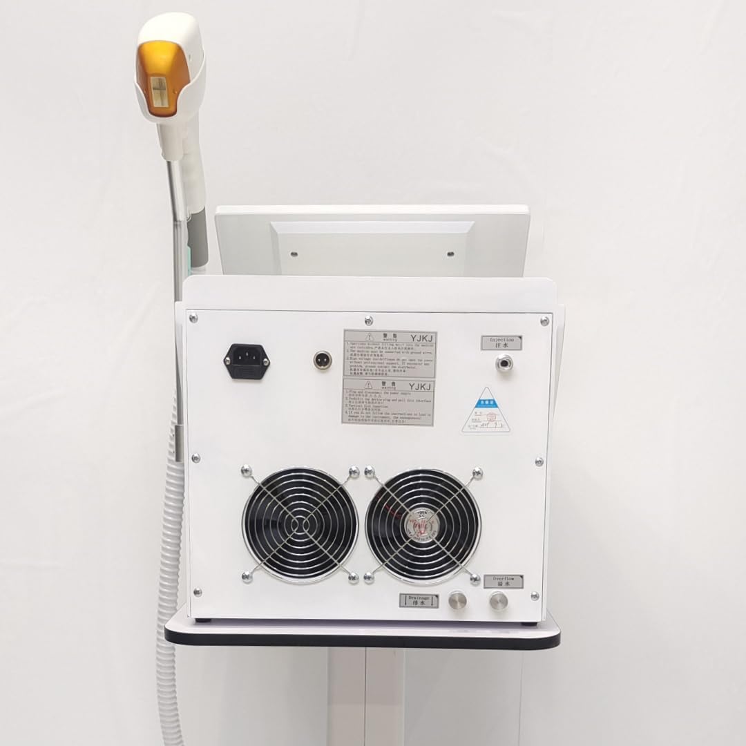 Ultima macchina professionale per la depilazione laser a diodi, dispositivo per la depilazione permanente indolore del salone di bellezza con maniglia di ghiaccio 6BAR