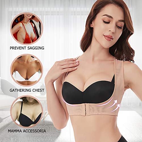 Werena Women Posture Corrector Back Brace Support Bra Shaper Vest Sleeveless Shapewear Tops2