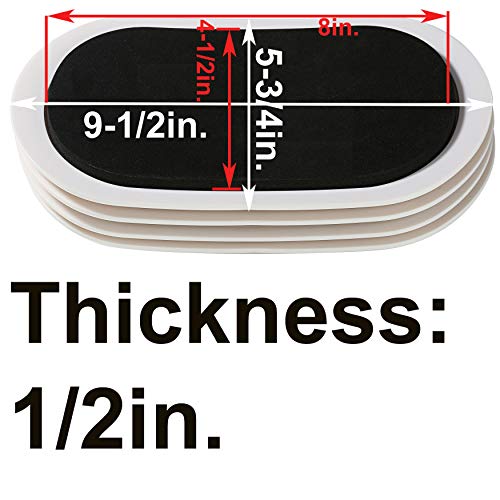 Liyic 9-1/2In X 5-3/4In.furniture Moving Kit (8Pcs) For All Floor Types/Multi-Surface 2-In-1 Reusable Furniture Carpet Slider With Hardwood Glides/Furniture Sliders&Sock Gliders #TOP1