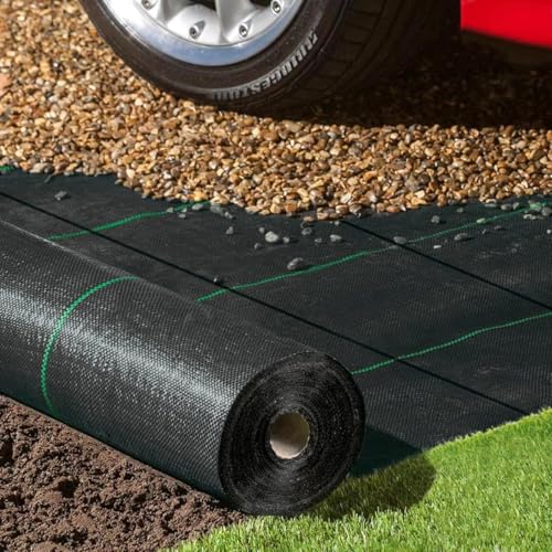 Image of Weed Barrier Fabric Heavy Duty 6ft x 300ft, Garden Weed Landscape Fabric, Ground Cover Weed Blocker Cloth, Landscaping Fabric for Garden, Vegetable Beds, Driveway (WBF-6ft x 300ft)