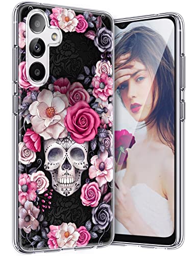 Albaityee Halloween Rose Skull Cover A34 Case