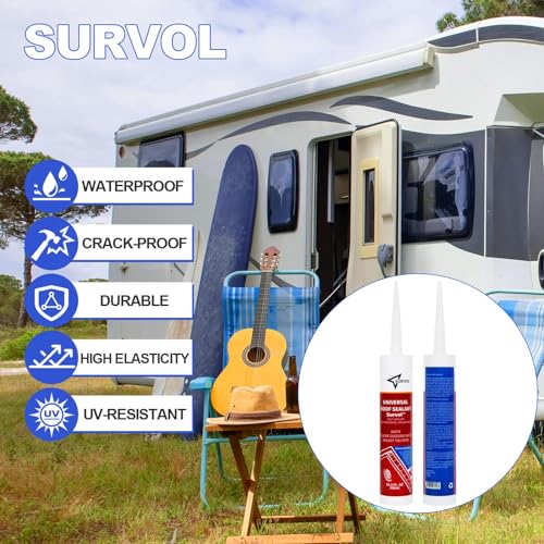 Survol SL001 Rv Roof Sealant Self-Leveling 2-Pack White thumb #7