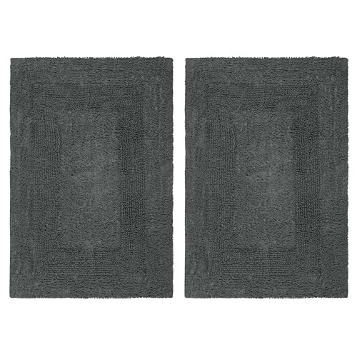 COTTON CRAFT Reversible Bath Mat Set