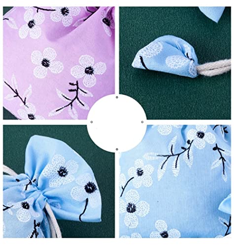 6 Bolsitas Azules con Cordón para Aromas 11cm×14cm miniatura 2