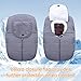 Mom's Choice Awards Winner-TSAYAWA Winter Baby Car Seat Cover -Keep Babies Warm Carseat Bunting Bag/Blanket for Newborn & Infant - Cold Weather Insulated Windproof Carrier Canopy for Travel (Grey)