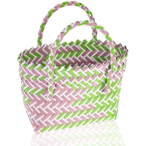 Cabilock Stylish PVC Woven Shopping Basket Cover