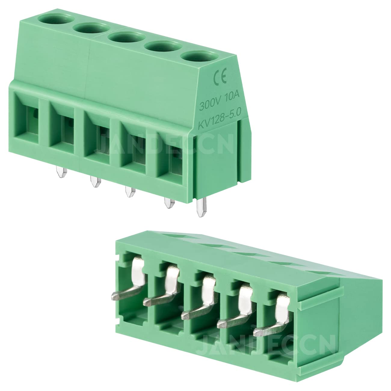 Snapklik.com : 30pcs 5.0mm Pitch 5 Pin PCB Mount Screw Terminal Block ...