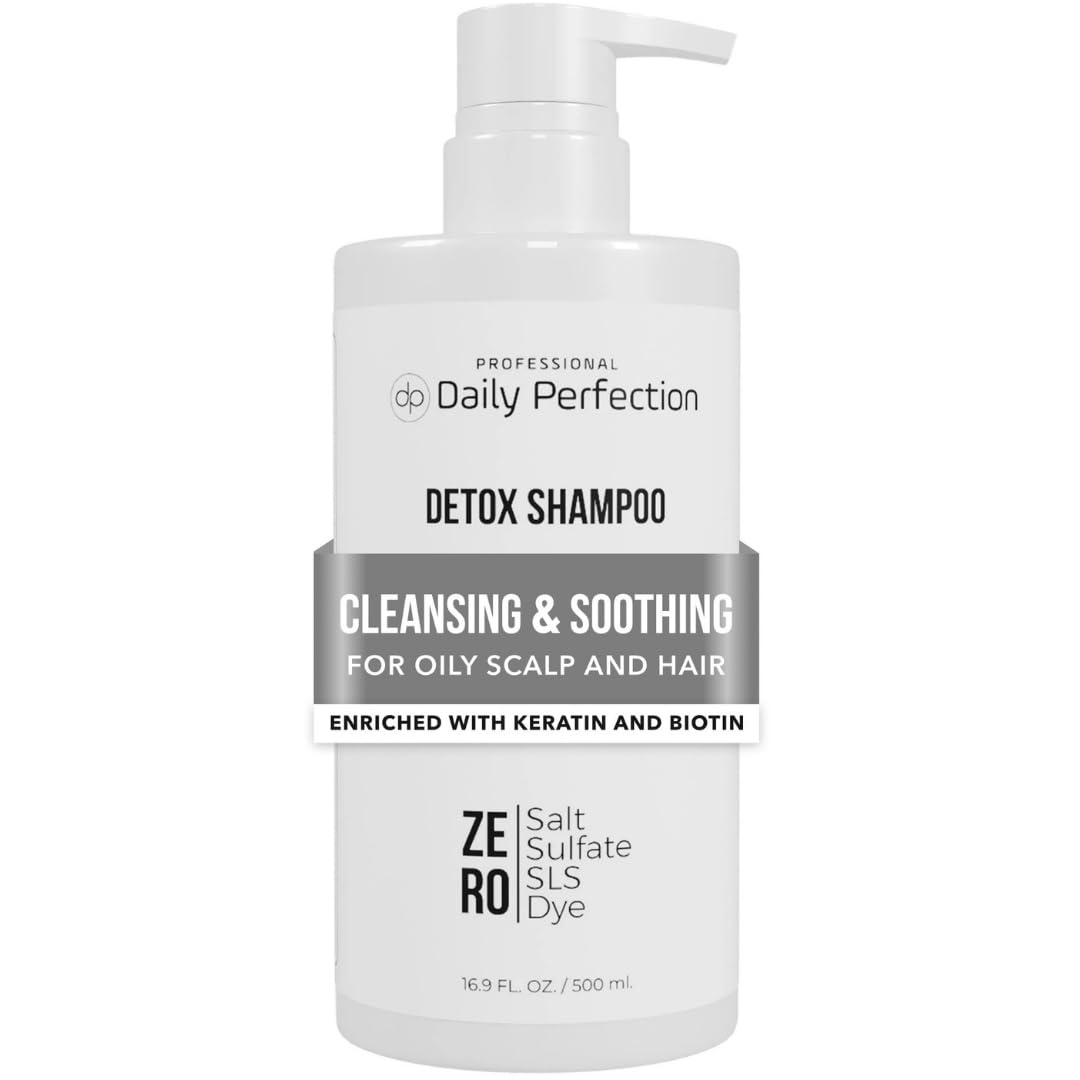 Daily Perfection Detox Shampoo, Biotin & Keratin - 16.9 Fl Oz