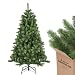 Produktbild SALCAR 150cm Künstlicher Weihnachtsbaum mit realistischen PE-Rundspitzen und unsichtbaren PVC-Zweigen, naturgetreu in zartem Grün, Stabiler Metallständer, ideal für Innenbereich