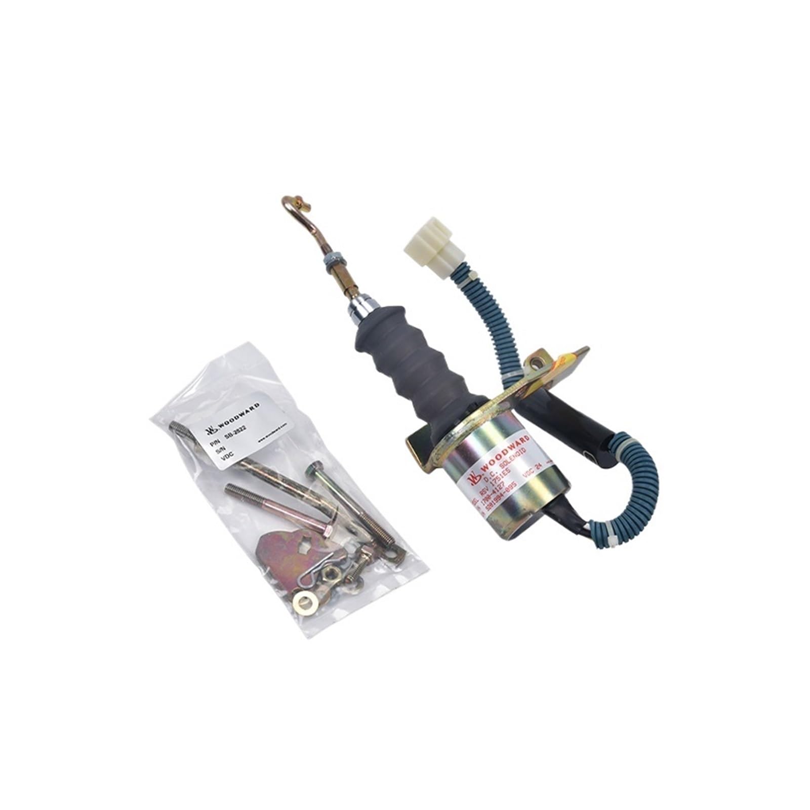 Solenoid Valve for Woodward 1751ES SA-3799-12 RSV Fuel Shut-Off Stop Solenoid Valve Fuel Stop Solenoid