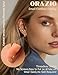 Flatback Stud Hoop Cartilage Earrings for Women Men Hypoallergenic Threadless Flat Back Earrings Surgical Steel Earring Tragus Helix Labret Lip Medusa Conch Body Piercing Jewelry