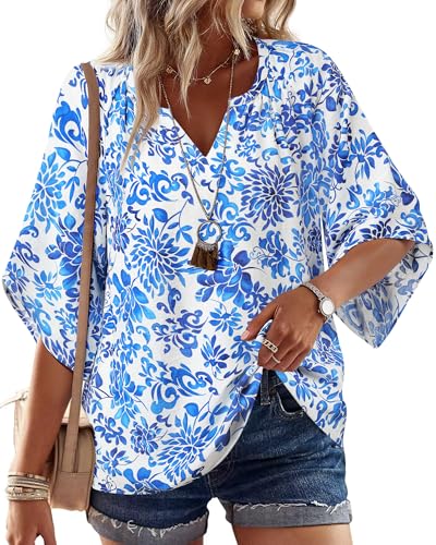 Bebonnie Boho Tops for Women 2025: Womens Bell Sleeve Summer