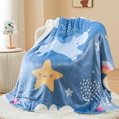 NEWCOSPLAY Sherpa Throw Blanket Cover