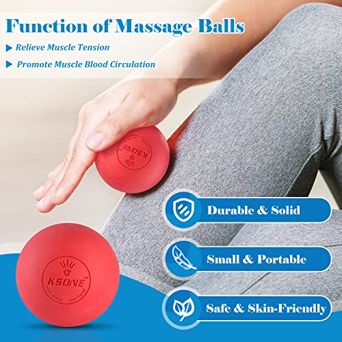 Massage Ball Set (Red/Blue-2 Pack) - Image 3