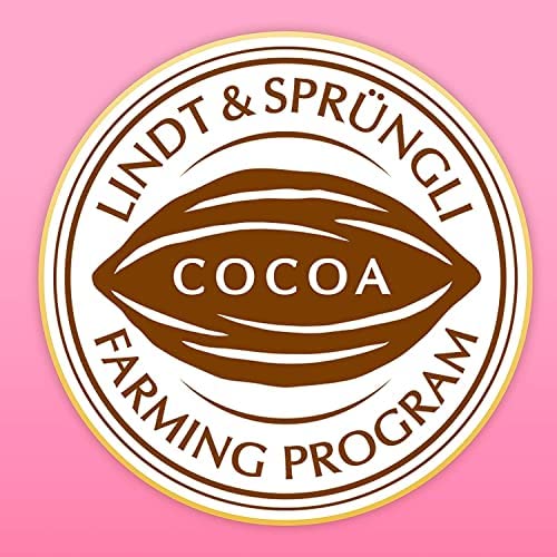 Lindt LINDOR Strawberries & Cream Easter Egg Gift, containing a Lindt White chocolate egg and LINDOR Strawberries & Cream truffles with a smooth melting filling -260g - Image 8