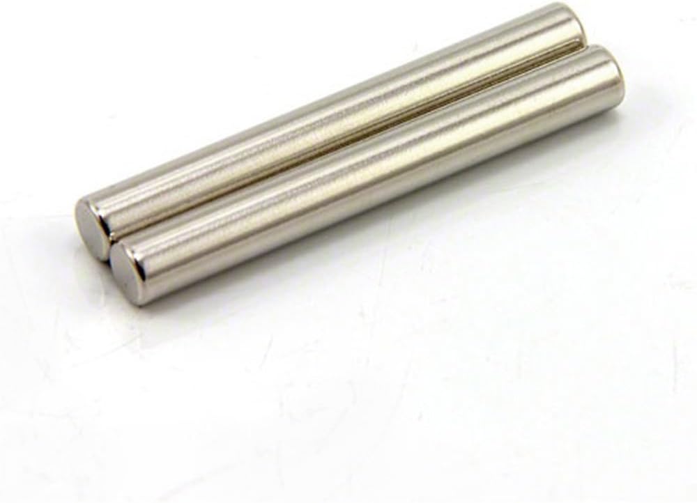 N42 Neodymium Magnet for Arts, Crafts, Model Making, DIY, Hobbies, Office, and Home - 6mm dia x 50mm thick - 1.6kg Pull - Pack of 2