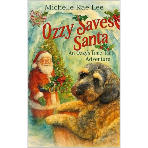 Ozzy Saves Santa Audiolibro Por Michelle Rae Lee arte de portada