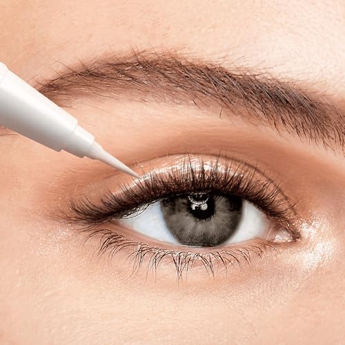 Image of Kiss Lash Glueliner, Eyeliner Lash Glue, 2-in-1 Felt-Tip Eyeliner and Lash Adhesive, Includes 1 Glue Liner, Long Lasting Wear, Can Be Used with Strip Lashes and Lash Clusters