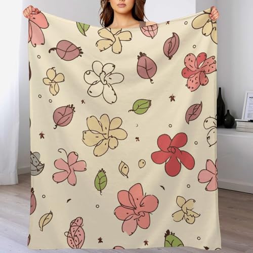 Couverture en flanelle légère et douce pour canapé lit voyage