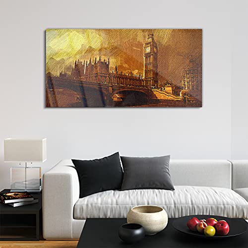 Art mural London Bridge 120x60cm : la solution pour décorer un grand mur