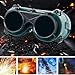UCCKEYI 2PCS Flip Up Oxy Cutting Welding Safety Glasses Solder Welder Goggles Eye Protection
