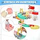 JoiTale Badespielzeug ab 3 4 5 6 Jahre, DIY Kugelbahn Badewannenspielzeug 37 Stück, Wasserspielzeug Kinder, Badewannen Spielzeug mit Saugnäpfen - Kreativer Badespaß Geschenk Jungen Mädchen