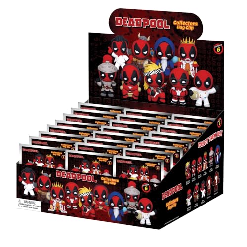 Catálogo para Comprar On-line Simbolo Deadpool , tabla con los diez mejores. 49 Monogram Deadpool Clip para Bolsa de Cifras, Serie 6-3D de Espuma con Clip en Bolsa ciega