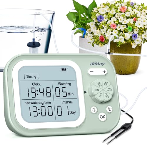 Automatic Plant Waterer Indoor Self Watering System for 15 Potted Plants, Auto Drip Irrigation Kit...