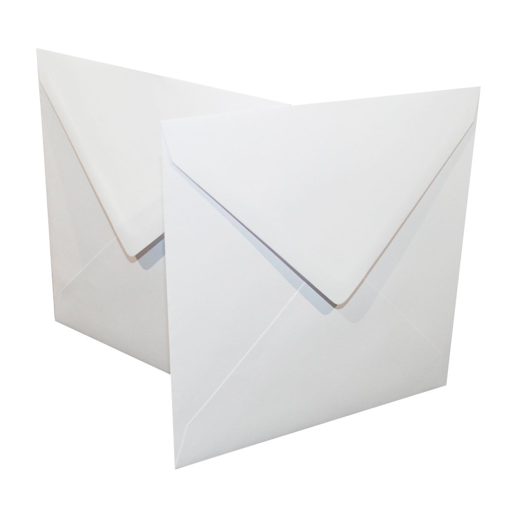 Craft UK 1072A 7 x 7 inch 500 Envelopes - White