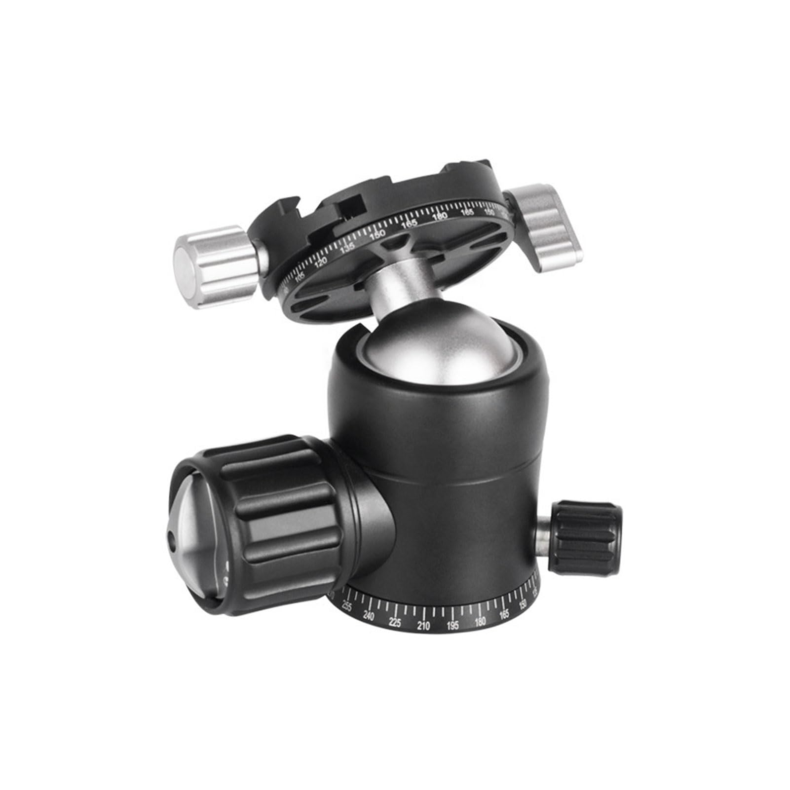 Generic Testa a Sfera Rotante a 360° Testa Panoramica per Treppiede di Grande stabilità per Sessioni di Ripresa Stabili Capacità di Carico di 8 Kg Compatibilità Universale (30 mm)