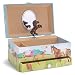 JewelKeeper Girl's Musical Jewelry Storage Box with Pullout Drawer, Horse and Barn Design, Home on The Range Tune