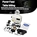 ECUTEE Power Feed X-Axis 135lb/in 155kg/cm Torque Power Feed Milling Machine 0-200PRM Power Table Feed Mill 220V for Knee Type Milling Machines