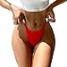 ohyeahlady Sexy Thongs for Women G Strings Tangas T-back Rhinestone Underwear Micro Panties Plus Size Bikini Lingerie Red M-L