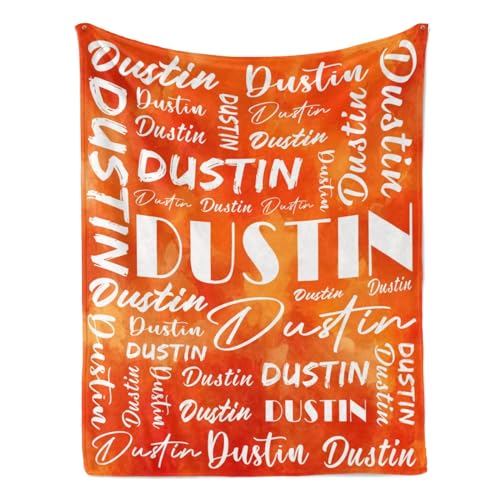 Name Blanket Personalized Name Blanket Customized Blanket with Name Text for Adult Kid Birthday Christmas Mothers Fathers Valentines Day Gift