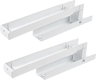 FUNNETOYU 2Piezas Soporte de Microondas Ajustable de Pared Estante de Cocina Juego de Unidades Carga Pequeños