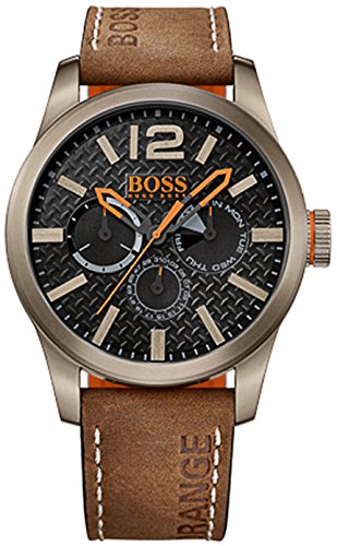 Hugo Boss Orange Homme Multi-Cadrans Quartz Montre avec Bracelet en Cuir 1513240