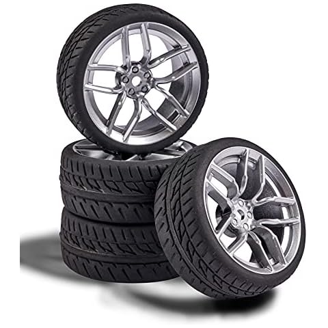 Carson 500900160 1:10 Räderset 10 Speichen Design Silber Cover