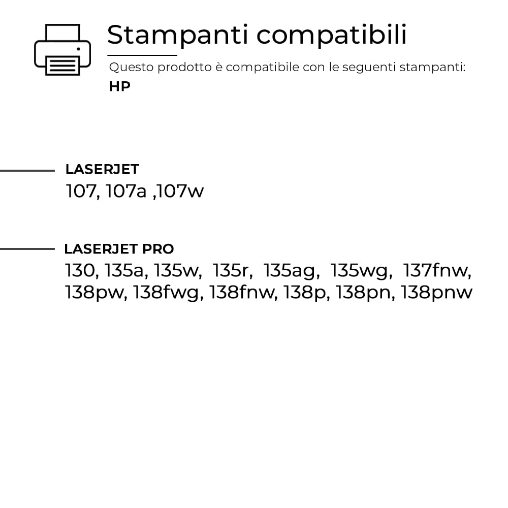 alphaink 3 Toner Compatibile (CON CHIP) per HP 106A W1106A per Laser 107a 107r 107w per MFP 135a 135r 135w 135wg 137fnw 137fwg Compatibili (3 Nero, Con Chip)
