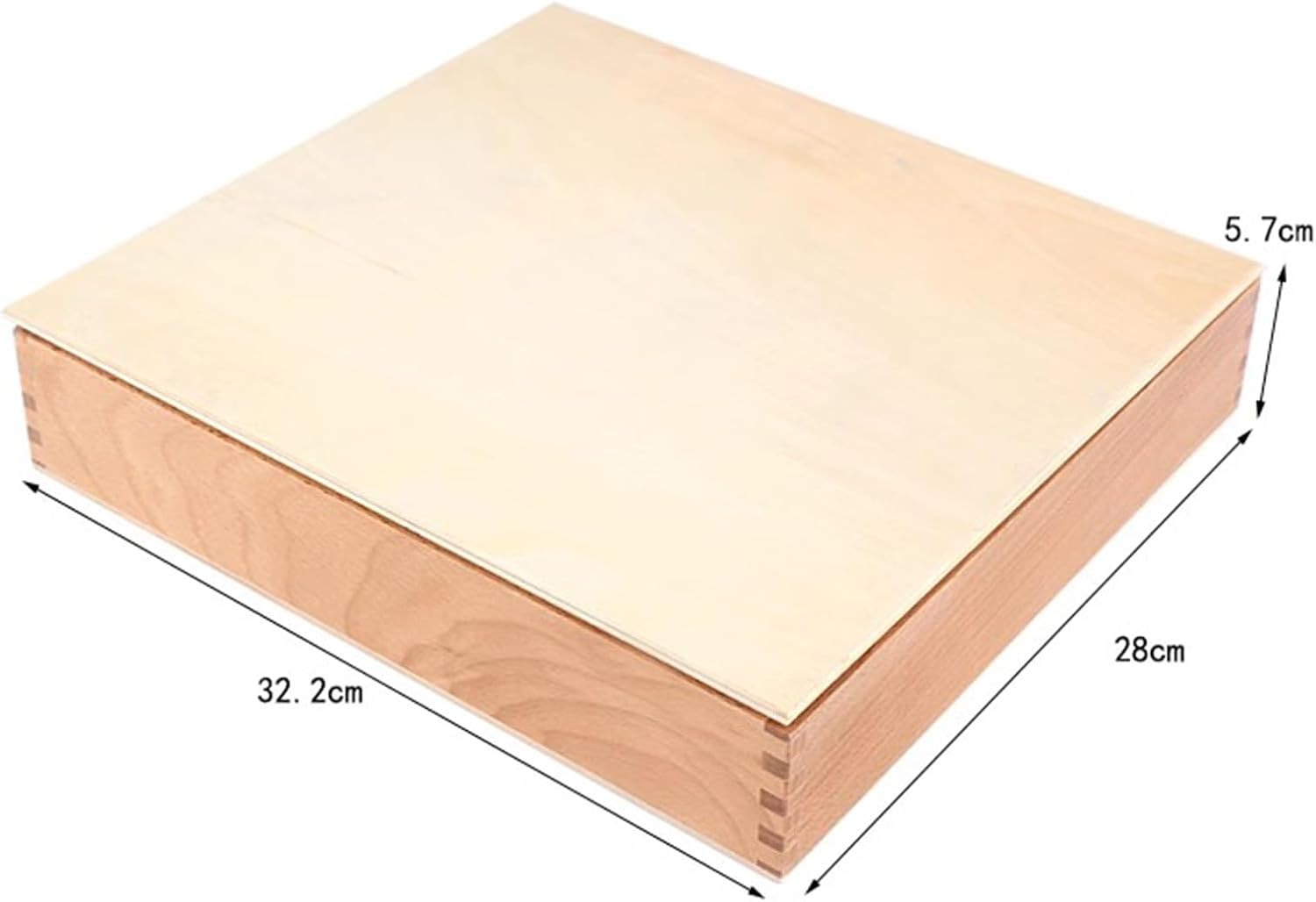 モンテッソーリデカシオンキューブ、木製の感覚教育玩具