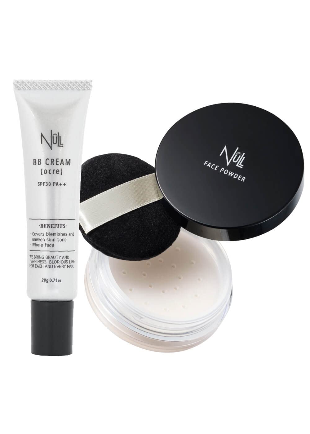 Amazon | NULL BBクリーム+フェイスパウダー セット | MENS  
