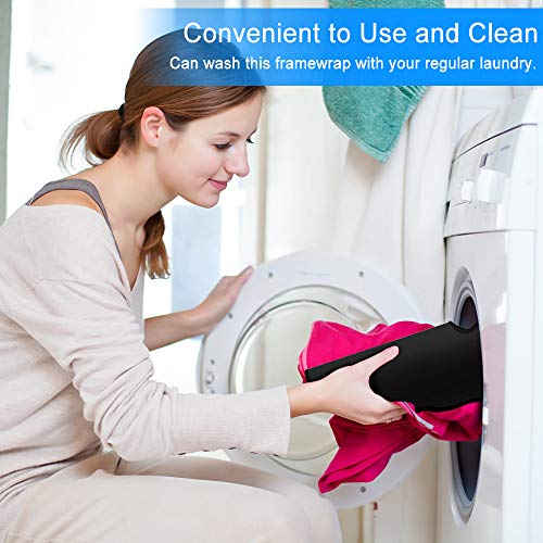 image for MuiSci Exercise Bike Frame Sweat Guard Wrap, Keeps Frame Dry and Free 