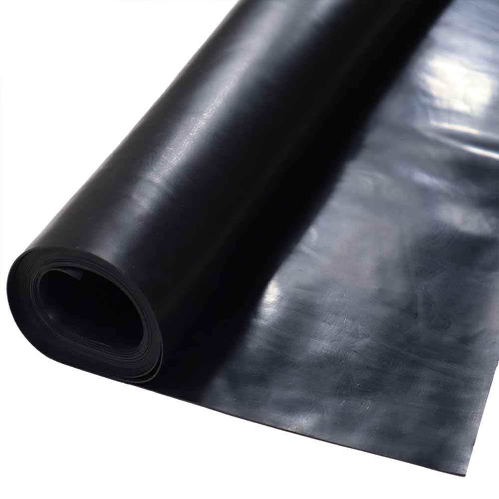 Neoprene Commercial Grade, Black, 45A, 0.031" x 12" x 12" (2 Pack)