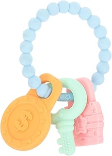 FRCOLOR Mordedor De Silicone Para Dentição De Pulso Dentição Para Dentição Chave De Dentição Para Pulseira Gel De Sílica De Qualidade Alimentar