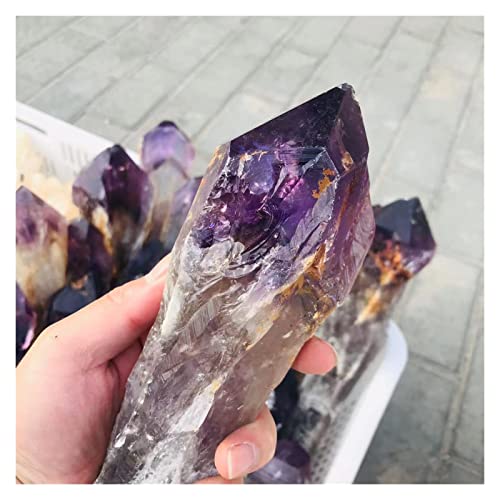Sceptre de puissance en améthyste authentique, cristal de quartz de collection - 3