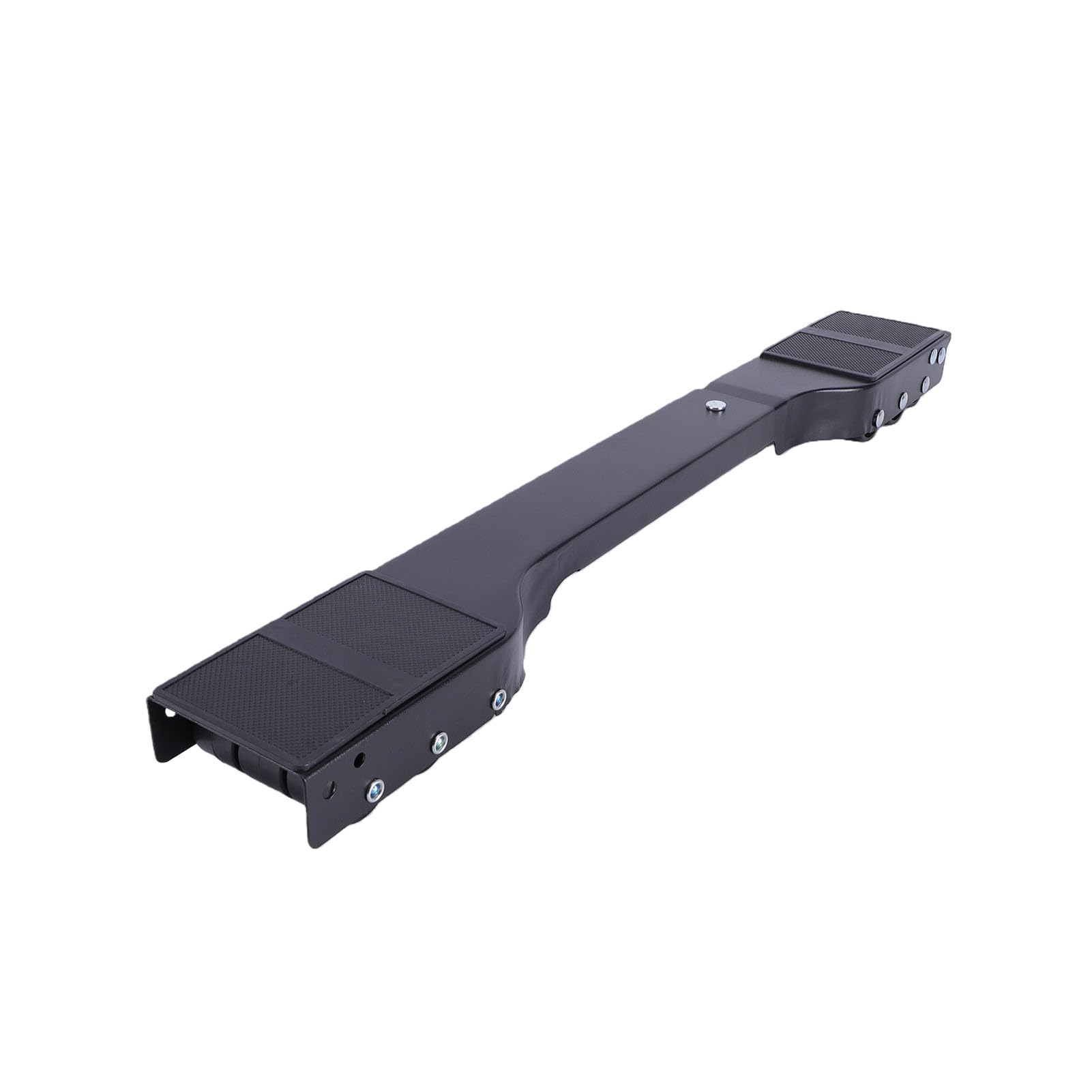 FTVOGUE Deslizador de Rodillo Ajustable para Lavadora Móvil, Refrigerador, Hierro Resistente, 2 Unidades (Ruedas Negras)