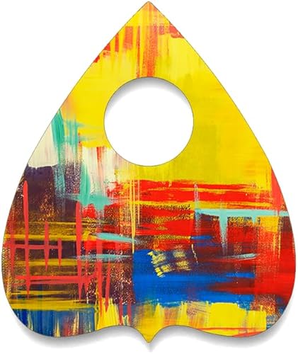 Miniatura 2 de Madera sin terminar para manualidades  Forma de símbolo de planchette  Grande y pequeño  Tamaño de púa  Corte láser de madera sin terminar formas de