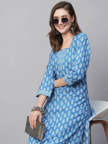 Image of ANNI DESIGNER Women's Cotton Kurta with Pant
