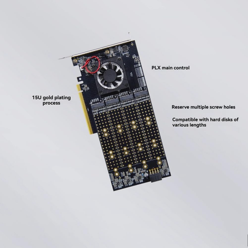 Amazon | SCMaG (エスシーエムジー) PCIE 3.0からM.2 NVME 8-DISK拡張